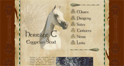 Desktop Screenshot of heritagecarabians.com